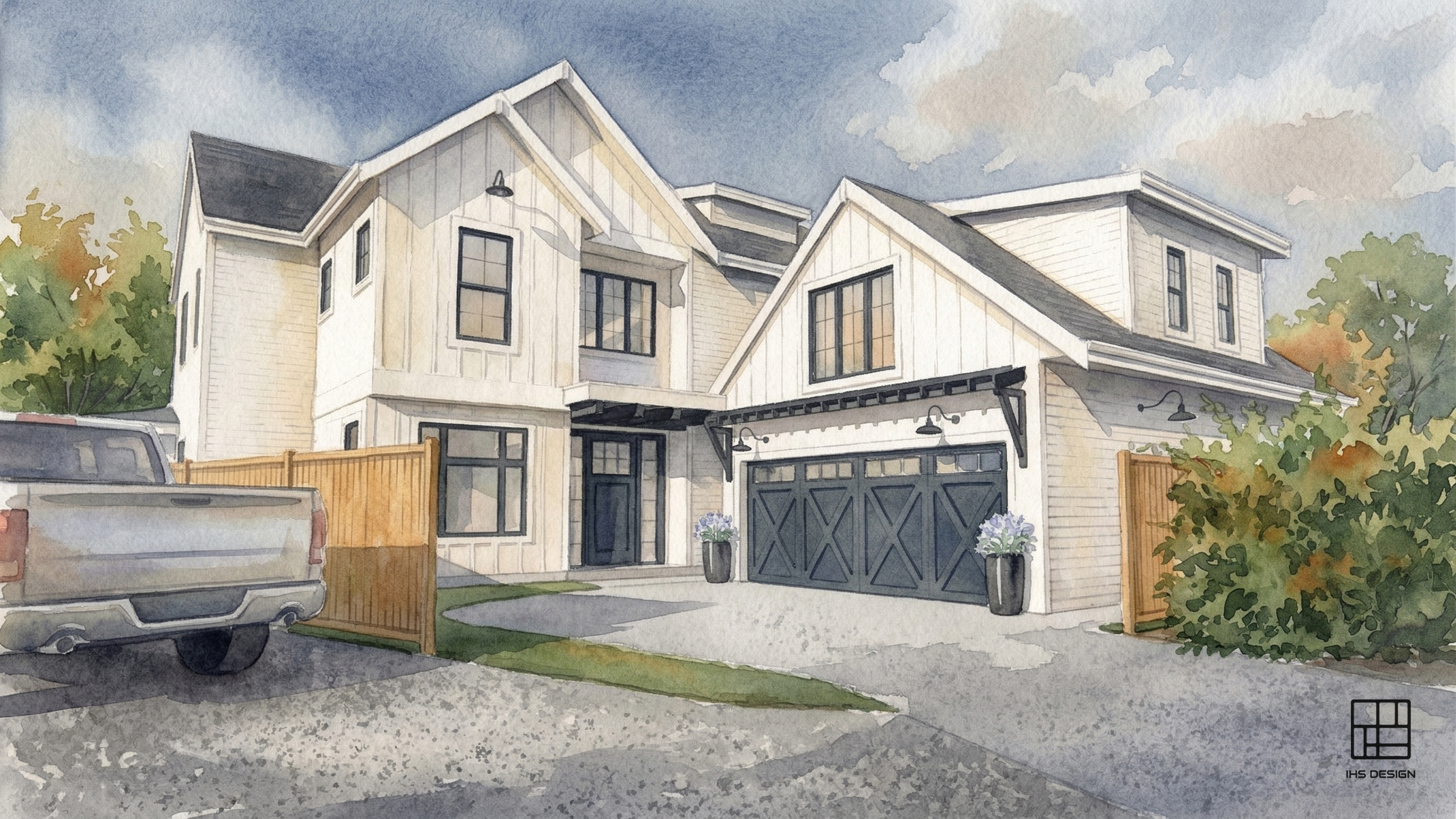 Early rendering for Park Avenue Infill Residence