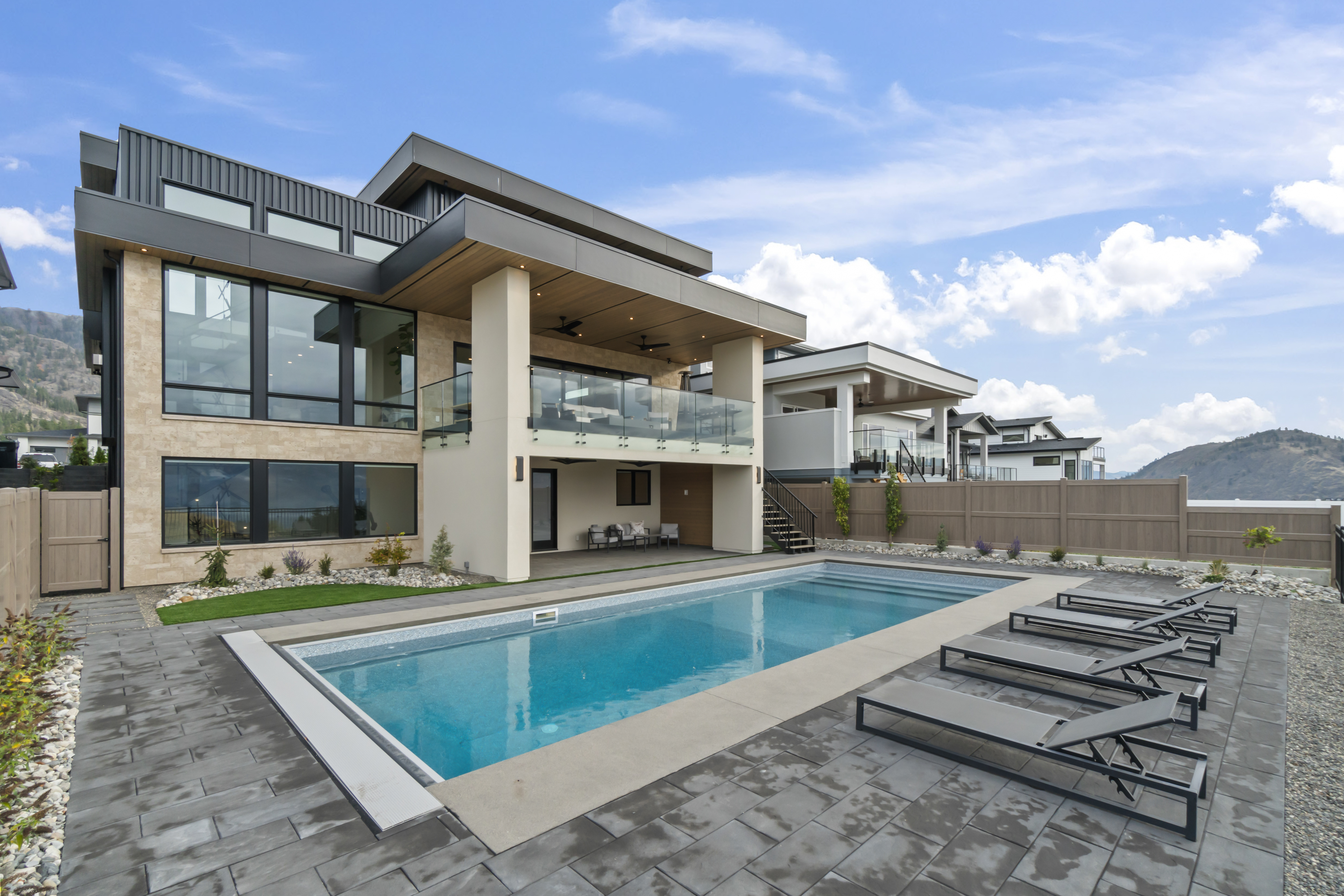 Pool area at Pinnacle Ridge Residence